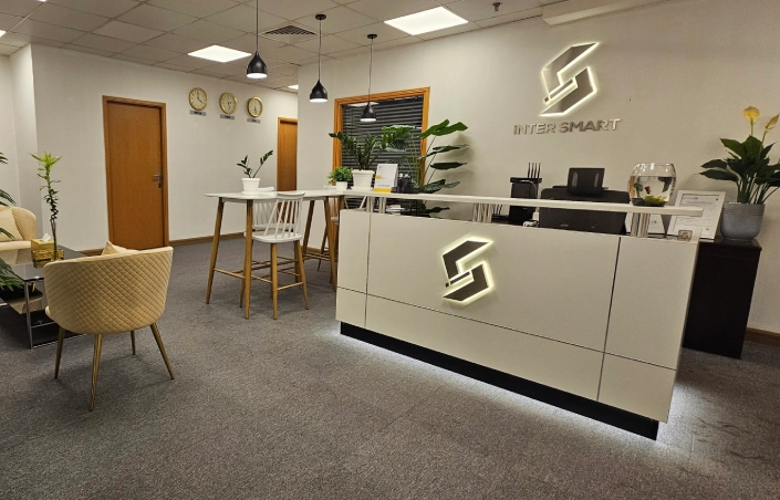 Front office of Inter Smart, trusted web designing company in Dubai