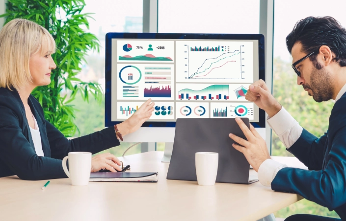 Dashboard illustrating improved engagement and conversion rates