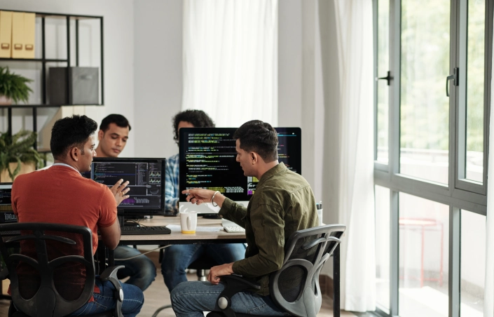 Professional Web developers coding and designing websites for UAE businesses