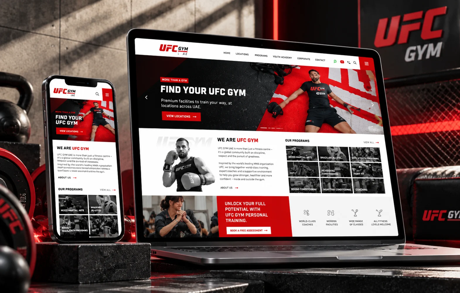 UFC GYM UAE Digital Showcase