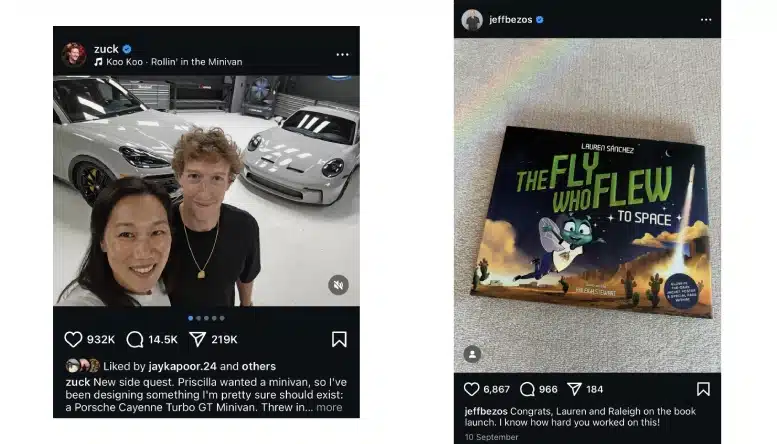 here are the examples of verified profiles in instagram